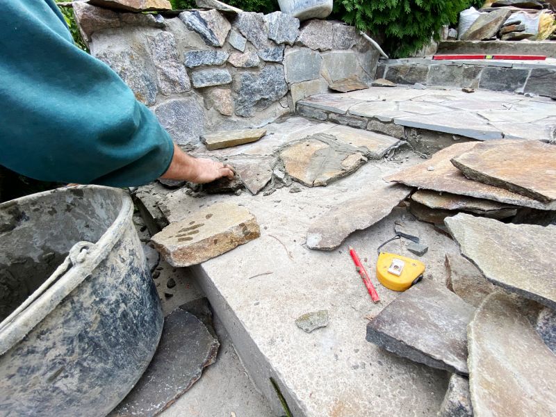 Stone Edging Installation in Boston, MA